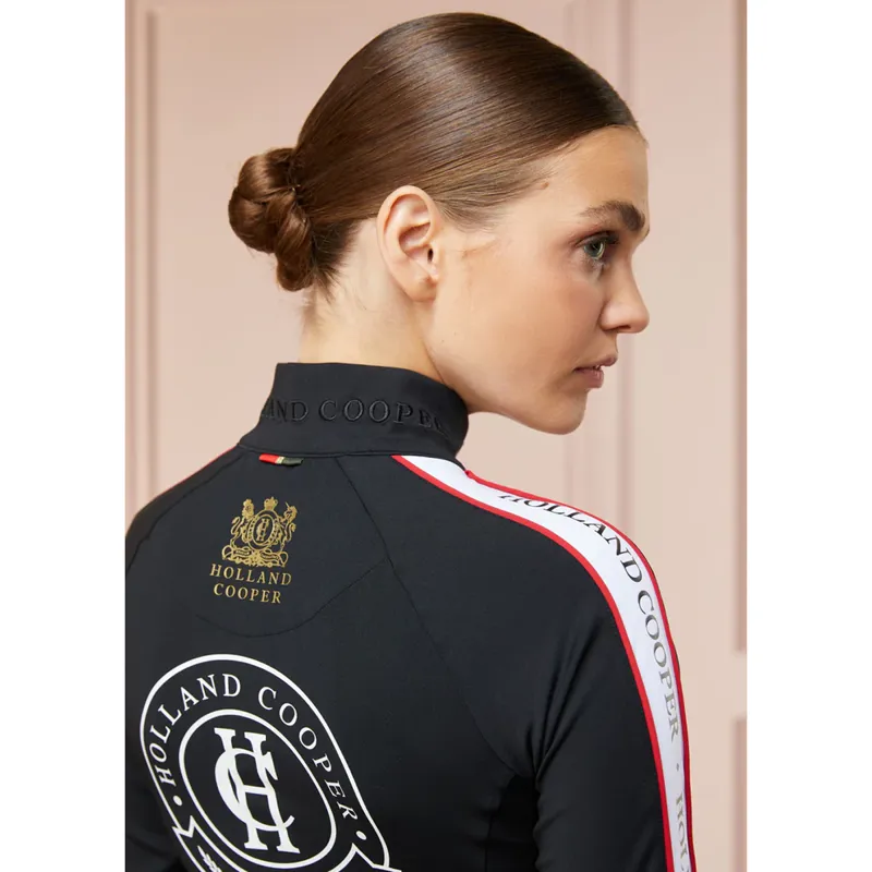 Holland Cooper Heritage Panel Base Layer - Black-4